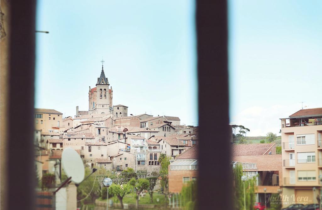 Hostal 1888 Gironella Bagian luar foto